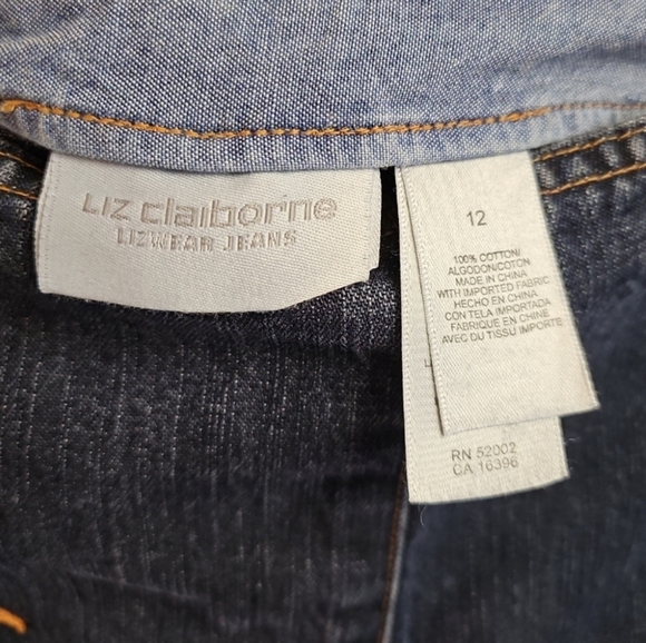 Wide Leg Jeans Y2K Style Size 12 Cotton 90s - Picture 4 of 6